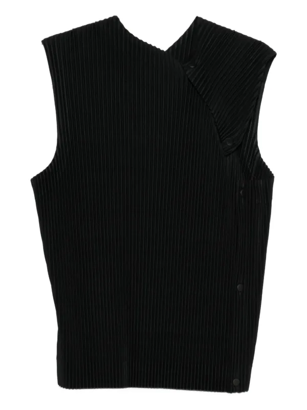 Homme Plissé Issey Miyake プリーツ トップ | ブラック | FARFETCH JP Homme Plissé Issey Miyake プリーツ トップ | ブラック | FARFETCH JP