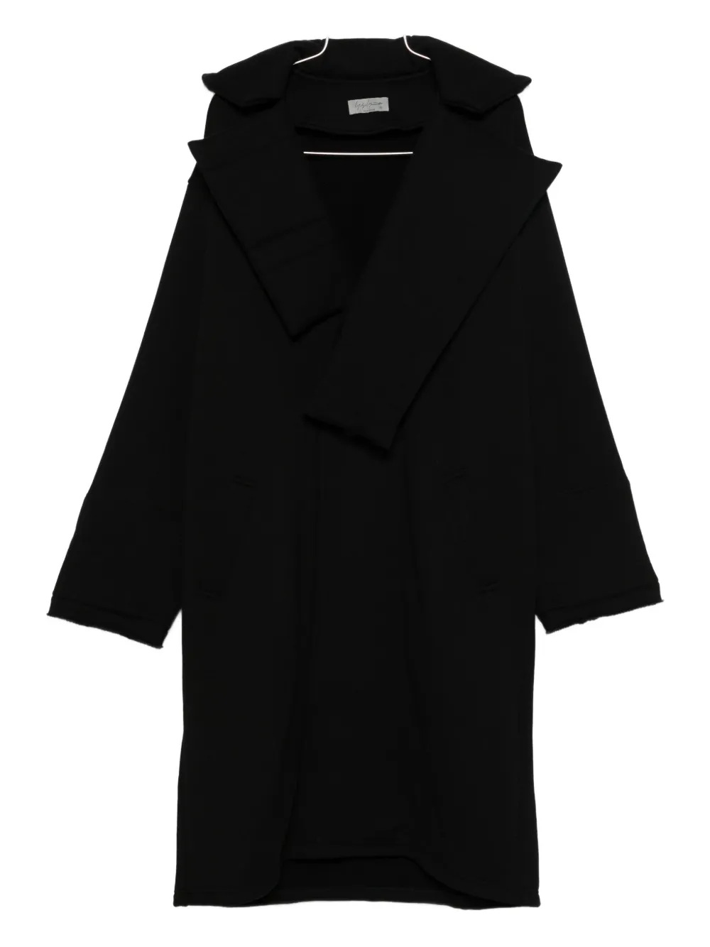 Yohji Yamamoto wide-lapel coat | Black | Image 1
