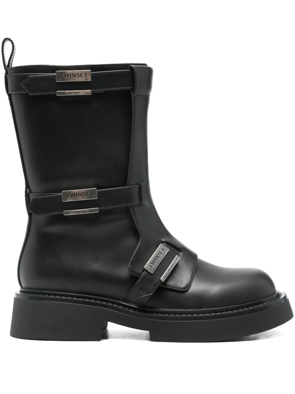 TWINSET buckle strap boot | Black | Image 1