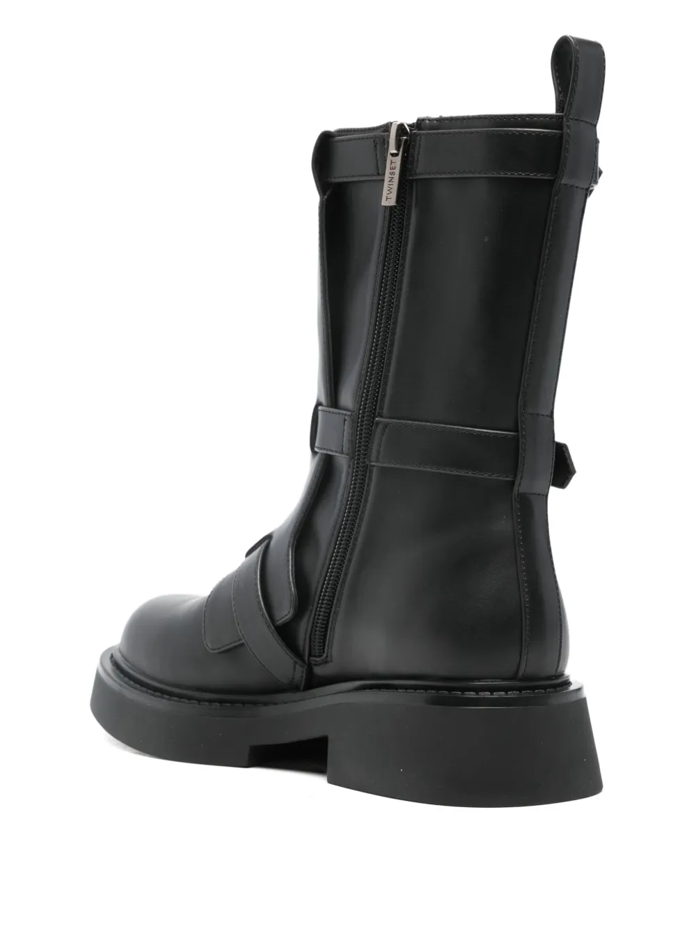 TWINSET buckle strap boot Zwart