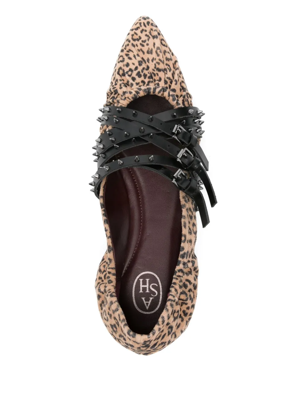 Ash Brenda ballerina's met dierenprint Beige