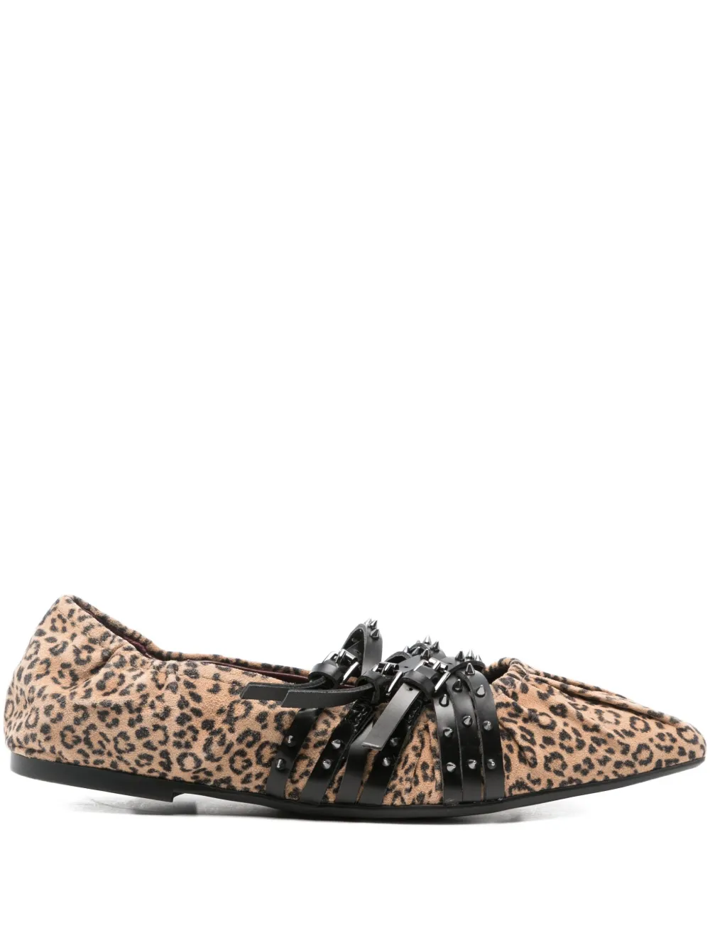 Ash Brenda ballerina's met dierenprint Beige