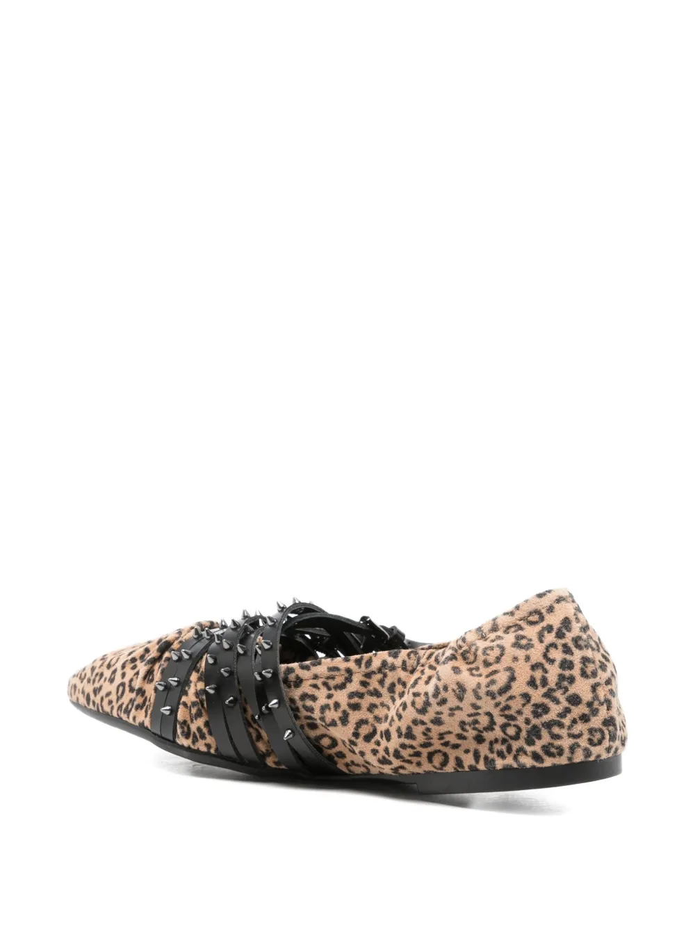 Ash Brenda ballerina's met dierenprint Beige