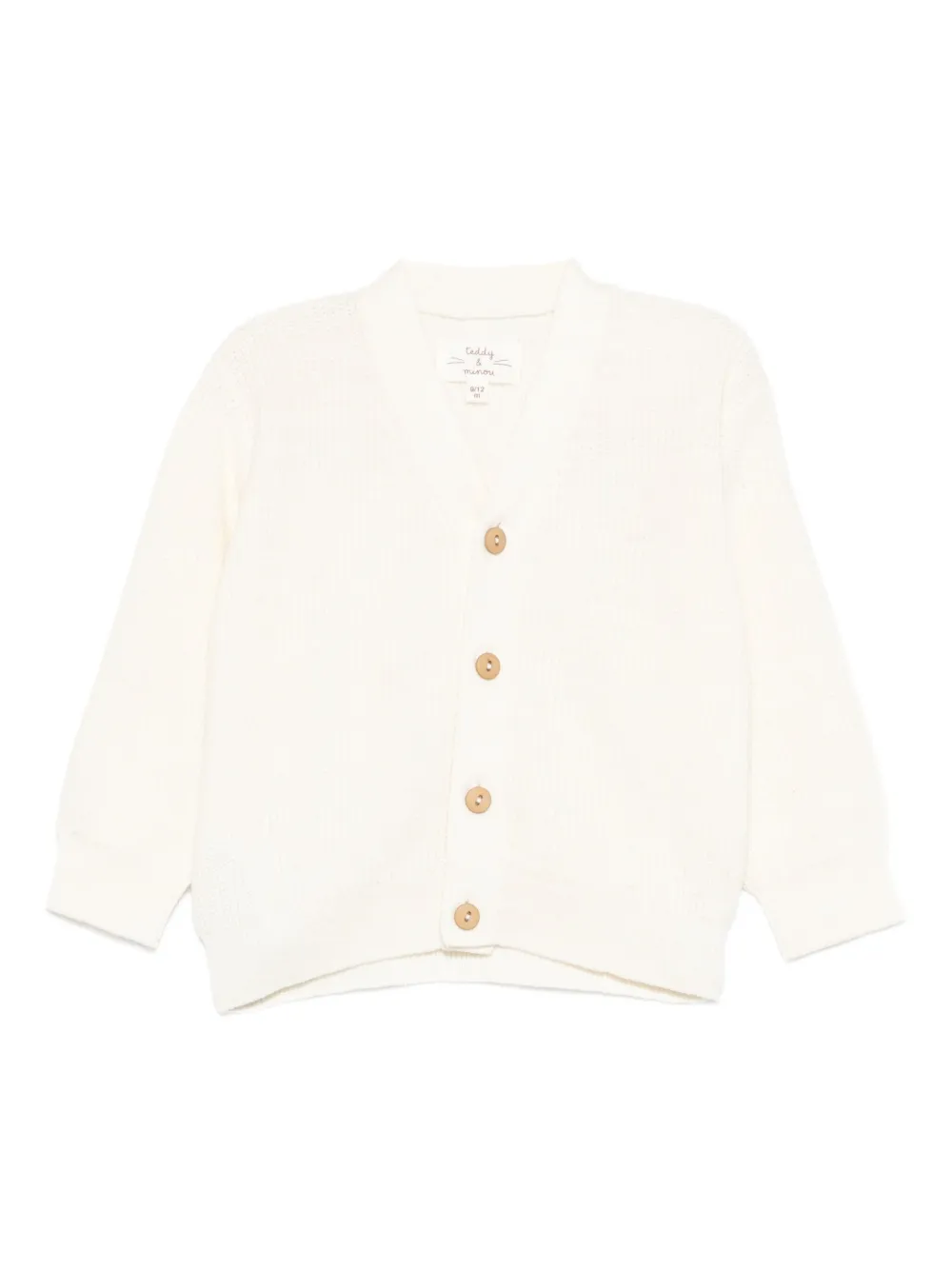 TEDDY & MINOU cardigan à col v | blanc | Image 1