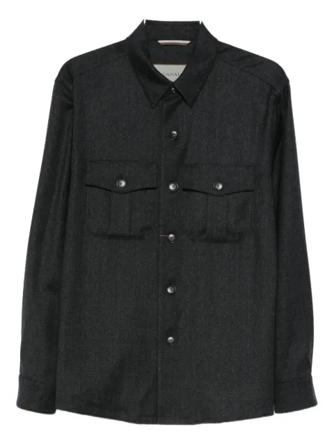 Canali buttoned pocket jacket