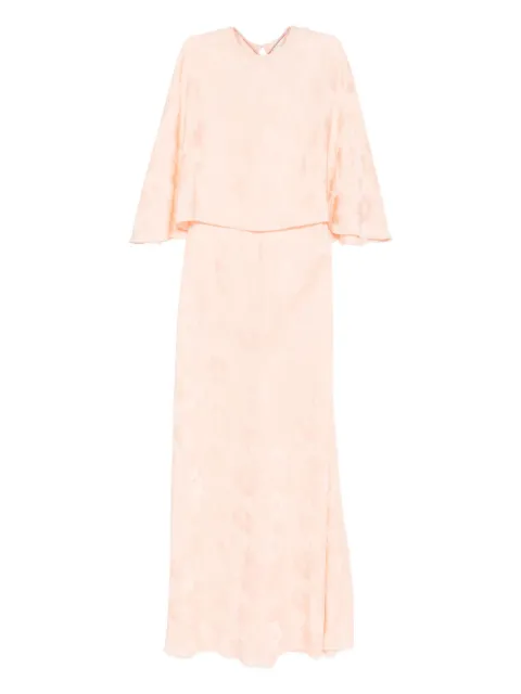 Forte Forte overlay-floral maxi dress