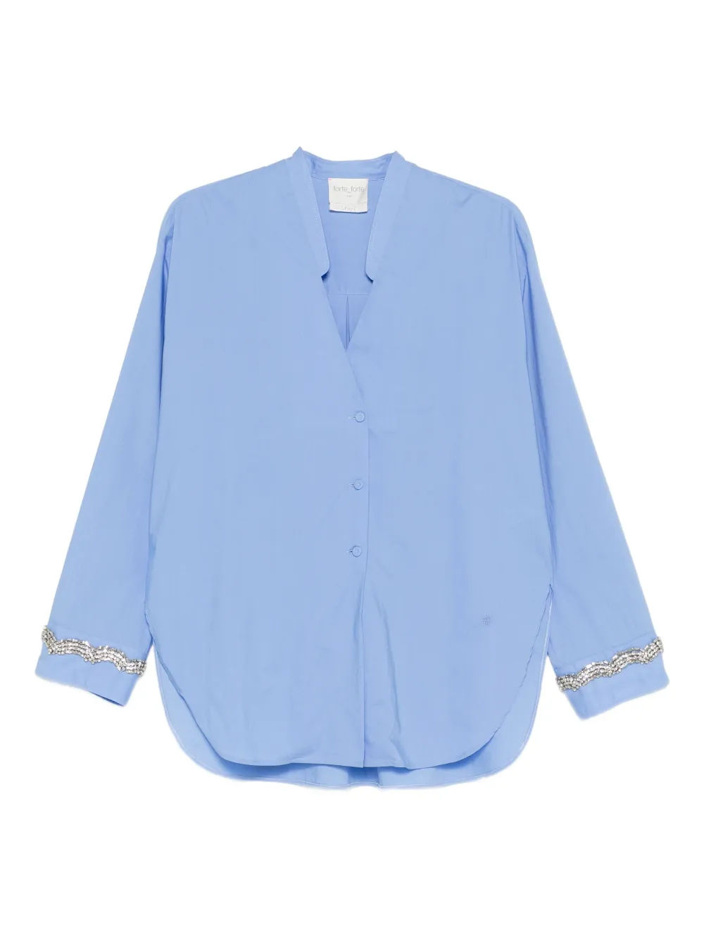 Forte Forte embellished shirt - Blue