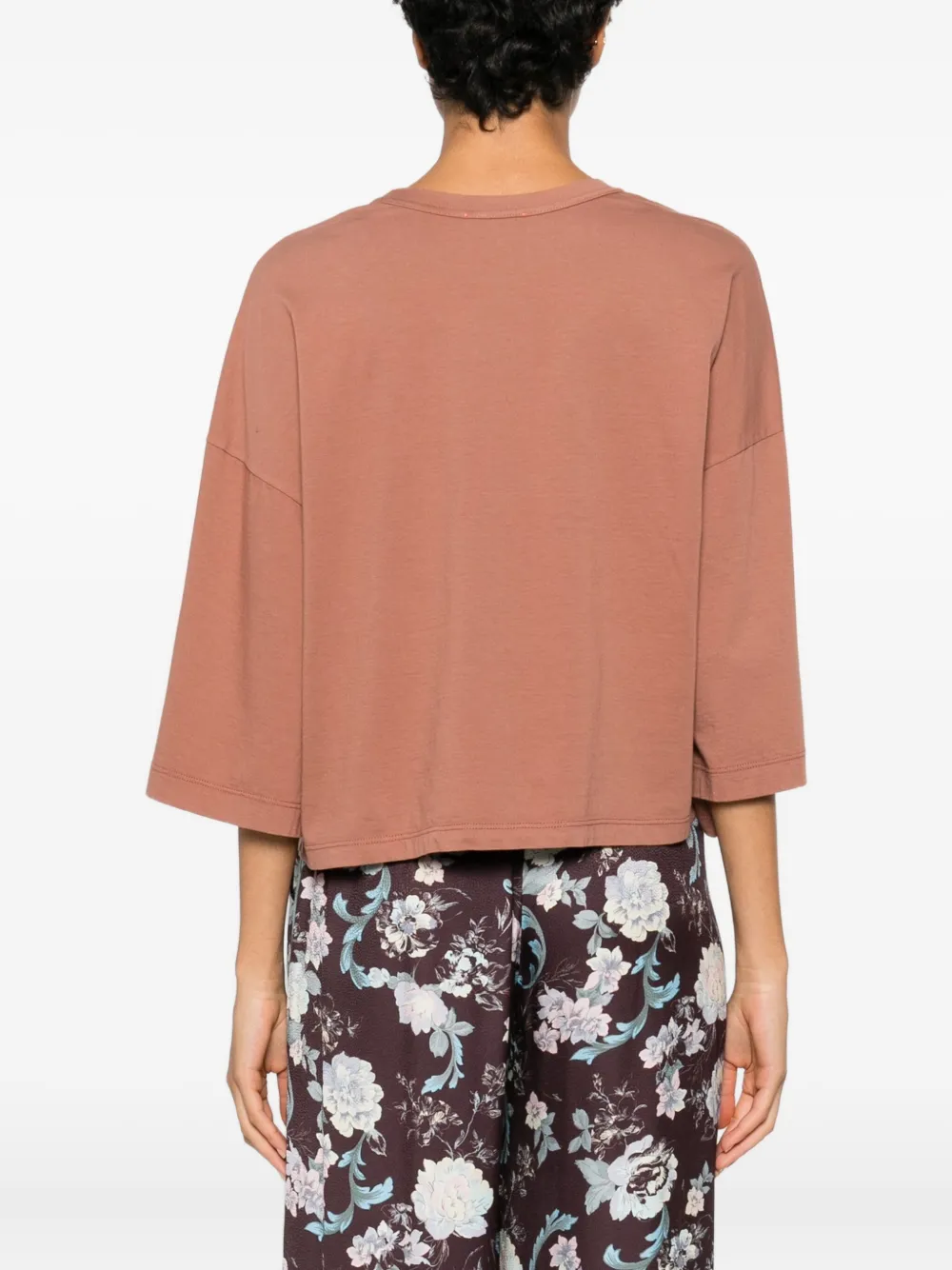 Forte T-shirt met grafische print Roze