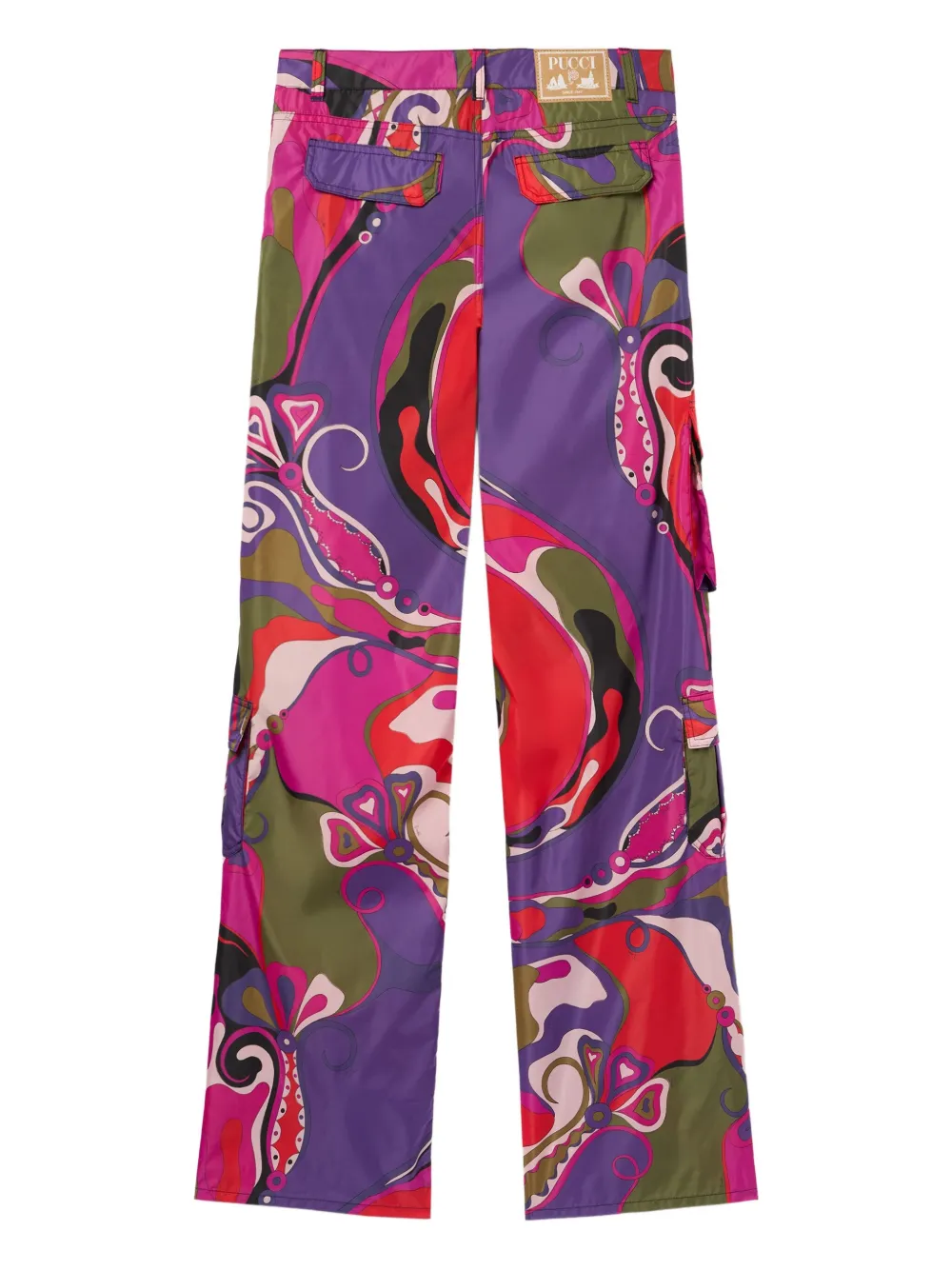 PUCCI orchidée print cargo trousers | Straight-Leg Pants | Image 2