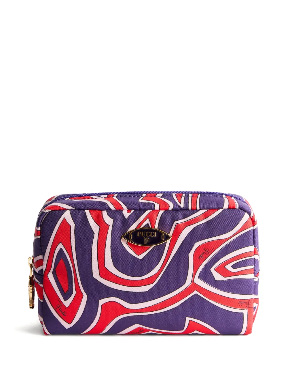 PUCCI estuche de maquillaje con estampado Labirinto | morado | Image 1