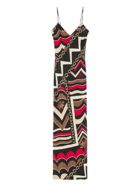 PUCCI vestido largo con estampado Istrice