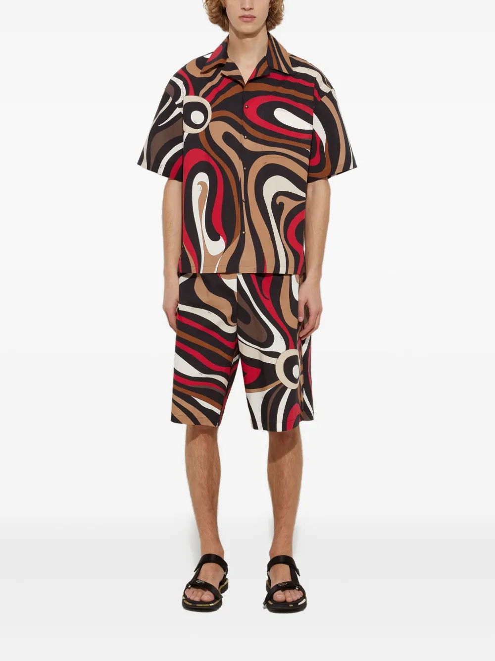 PUCCI marmo-print shorts | Knee-Length Shorts | Image 2