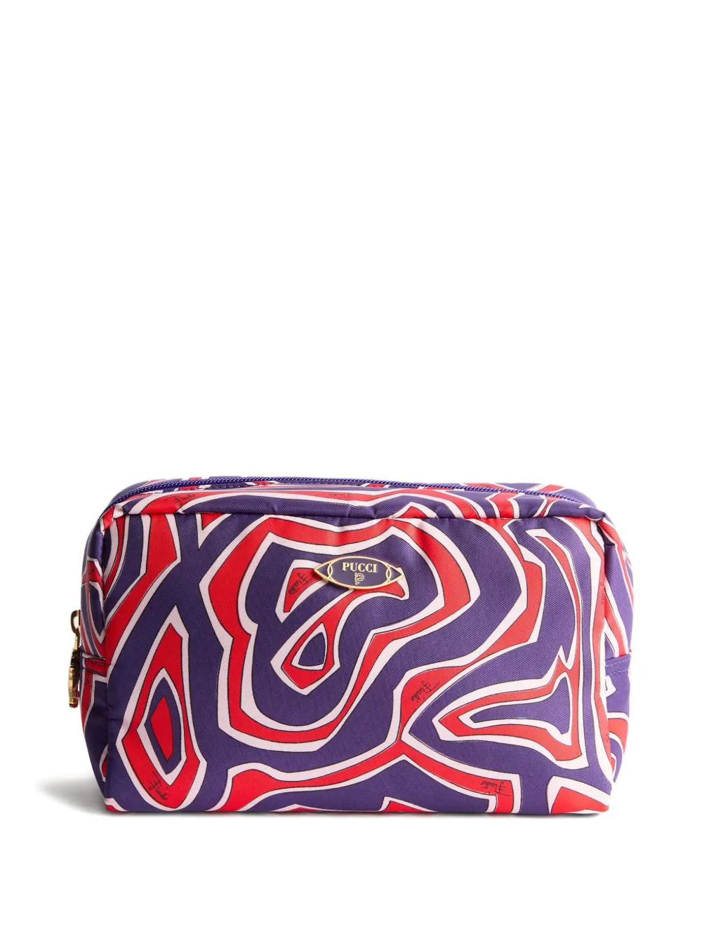 PUCCI estuche de maquillaje con estampado Labirinto | morado | Image 1