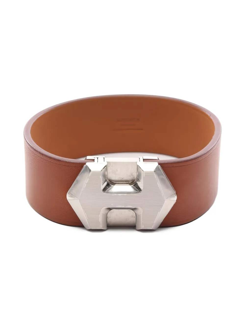 Hermès Pre-Owned Super H bangle bracelet | Brown | Image 1