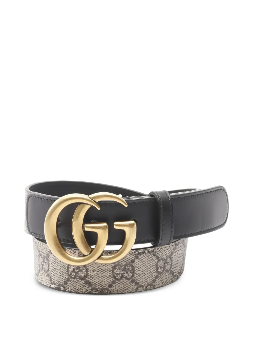 Gucci Pre-Owned Double G Supreme belt | Black | Image 1