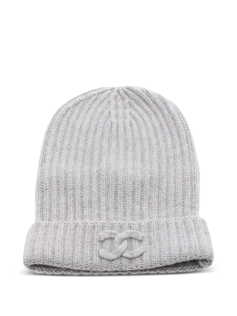 CHANEL Pre-Owned gorro de cachemira Coco Mark | gris | Image 1