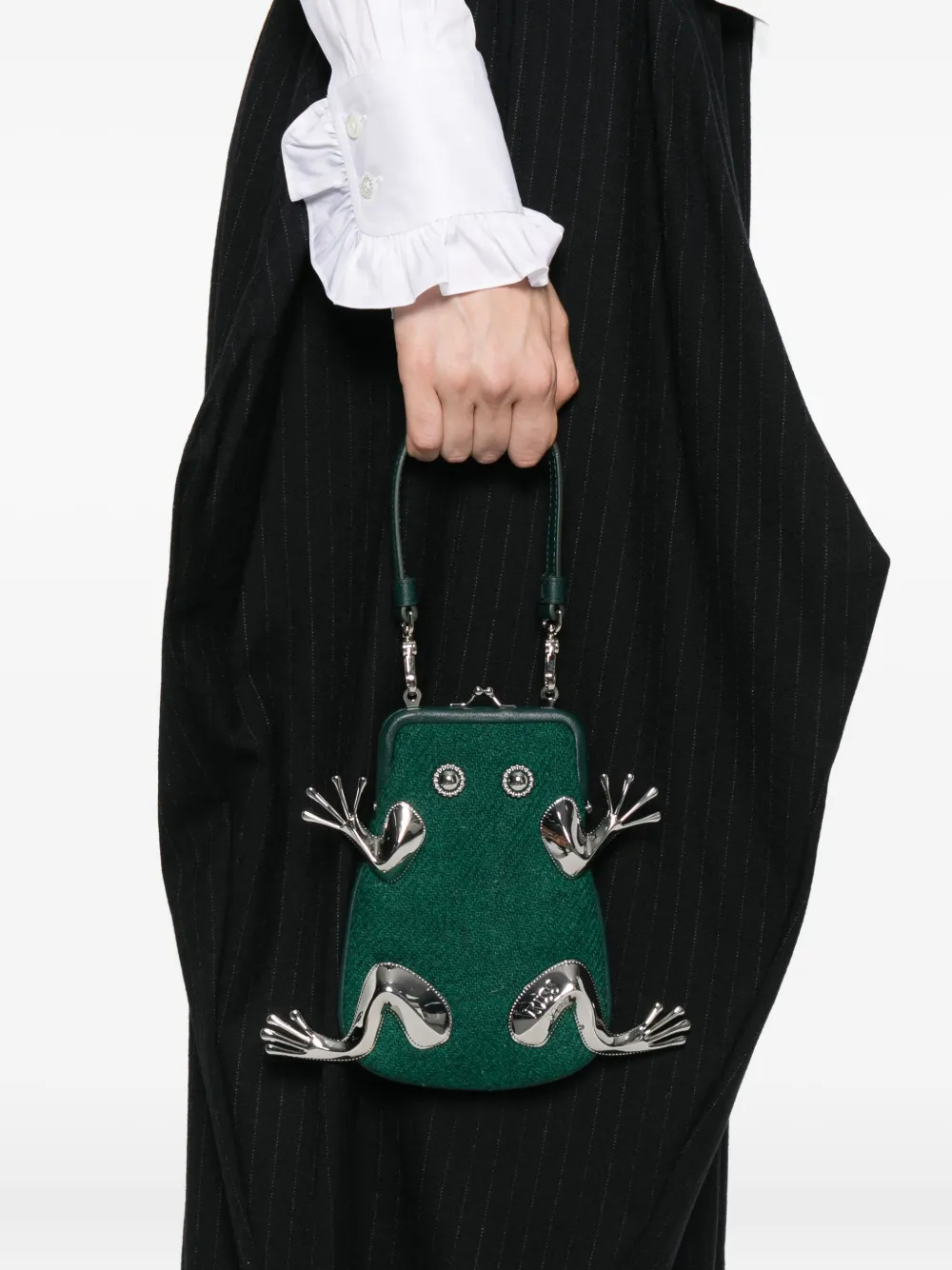 Vivienne Westwood Shopper met kikkermontuur - Groen