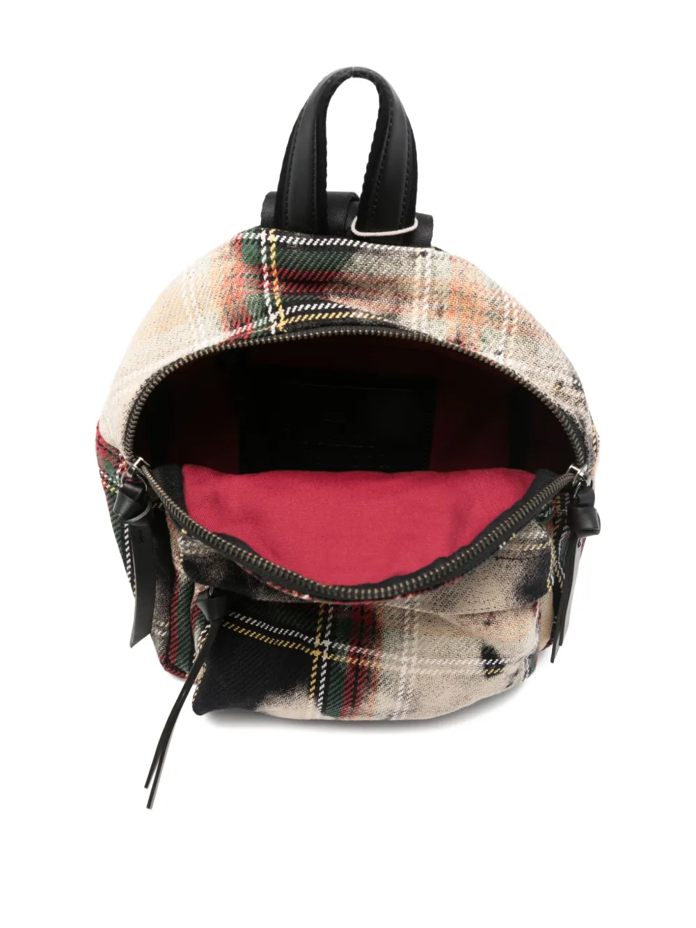 Vivienne Westwood George Tartan-print Backpack In Black