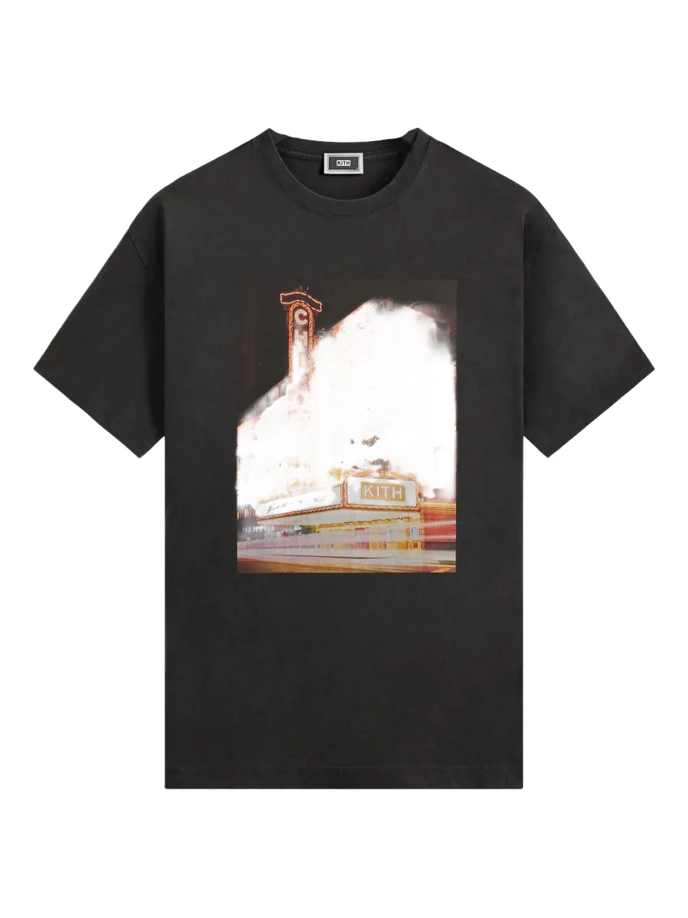 Kith Chicago Lights T-shirt In Black