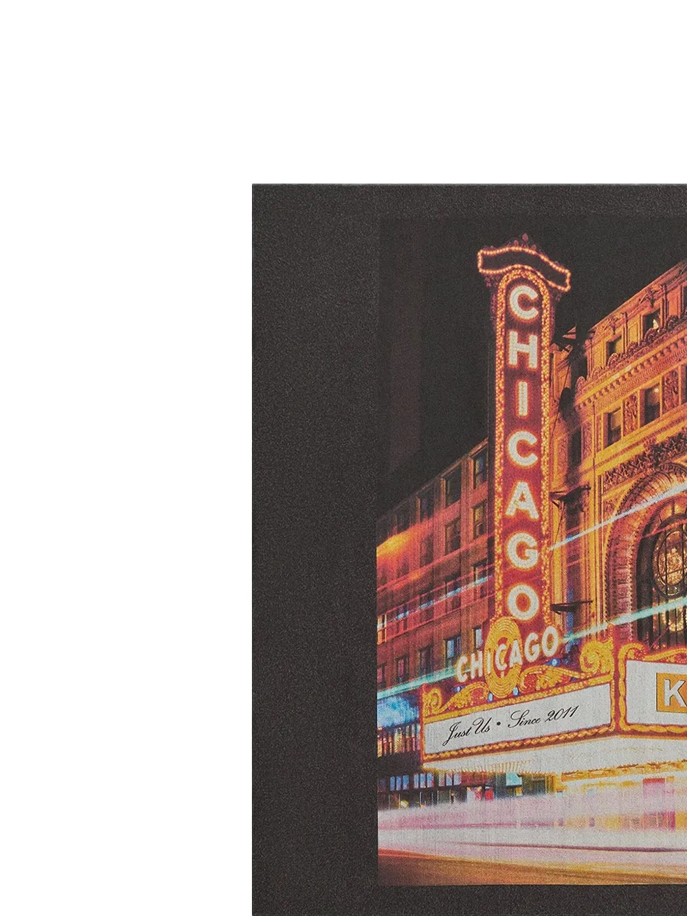 Kith Chicago Lights T-shirt In Black