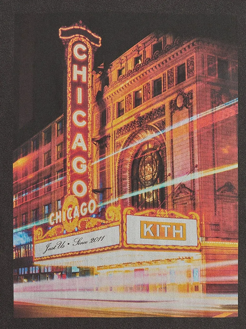 KITH Chicago Lights T-shirt - Zwart