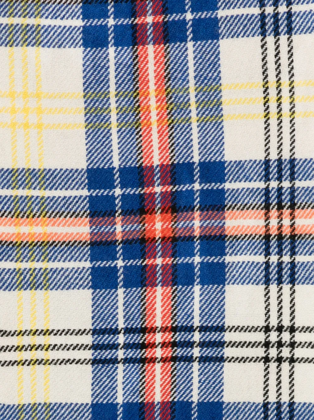 Vivienne Westwood Yak Scarf Ivory Yak Unisex In Blue