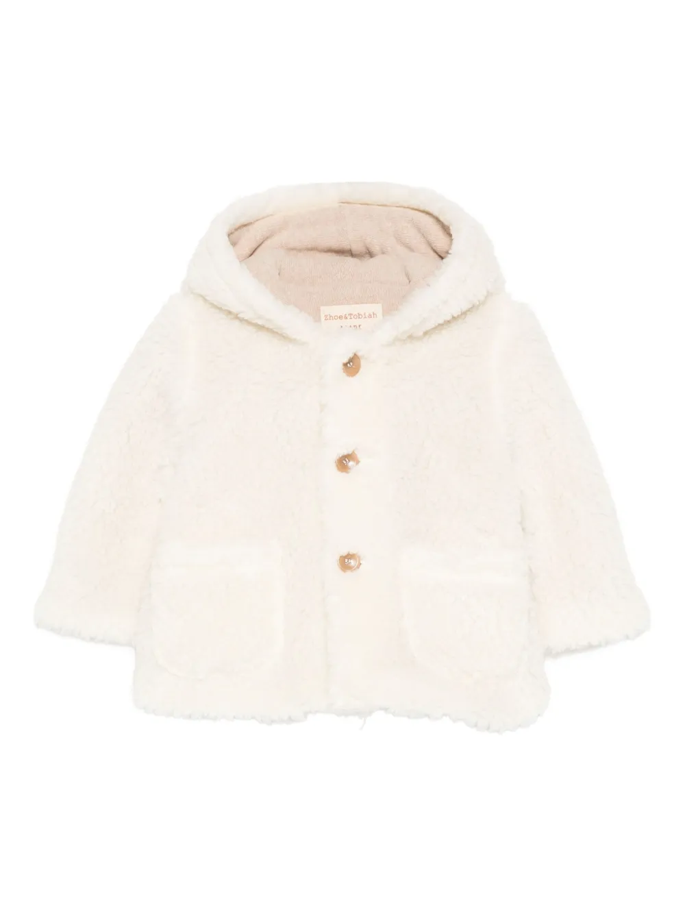 Zhoe & Tobiah hooded pocket jacket | Neutrals | Image 1