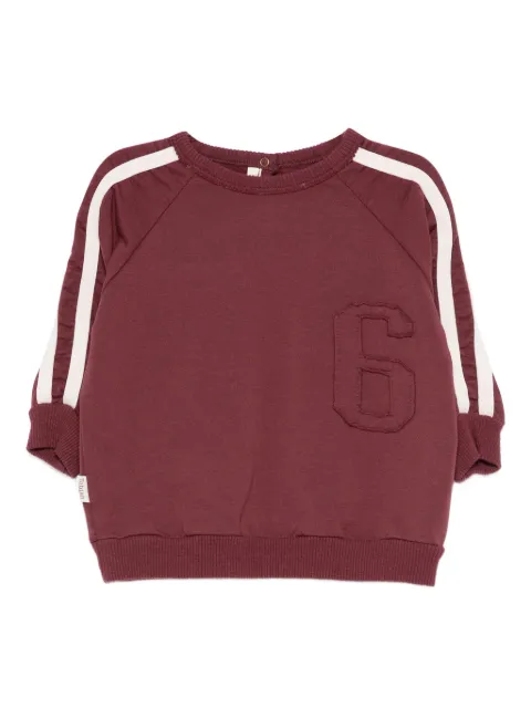 Zhoe & Tobiah stripe appliqué sweat