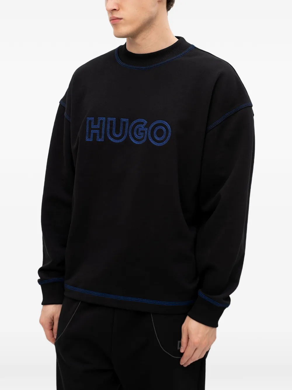 HUGO Felpa con logo - Nero