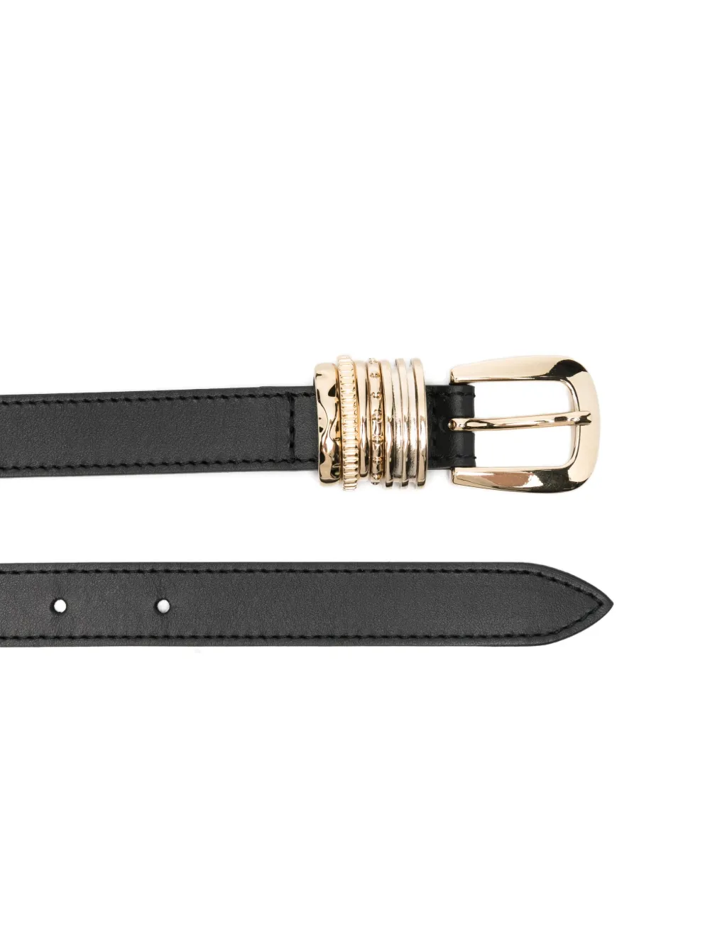 Orciani Alba leren riem - Zwart