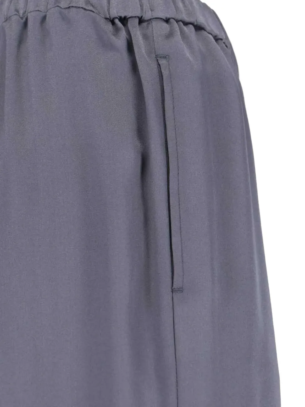 Aspesi Elasticated Trousers In Gray