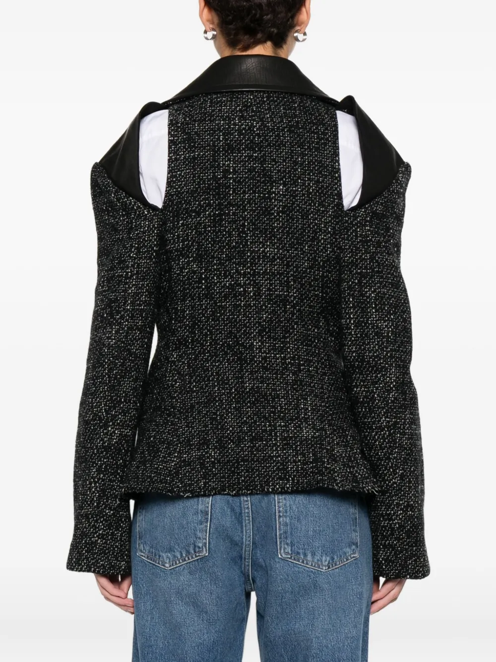 Yohji Yamamoto Panelled Jacket In Black
