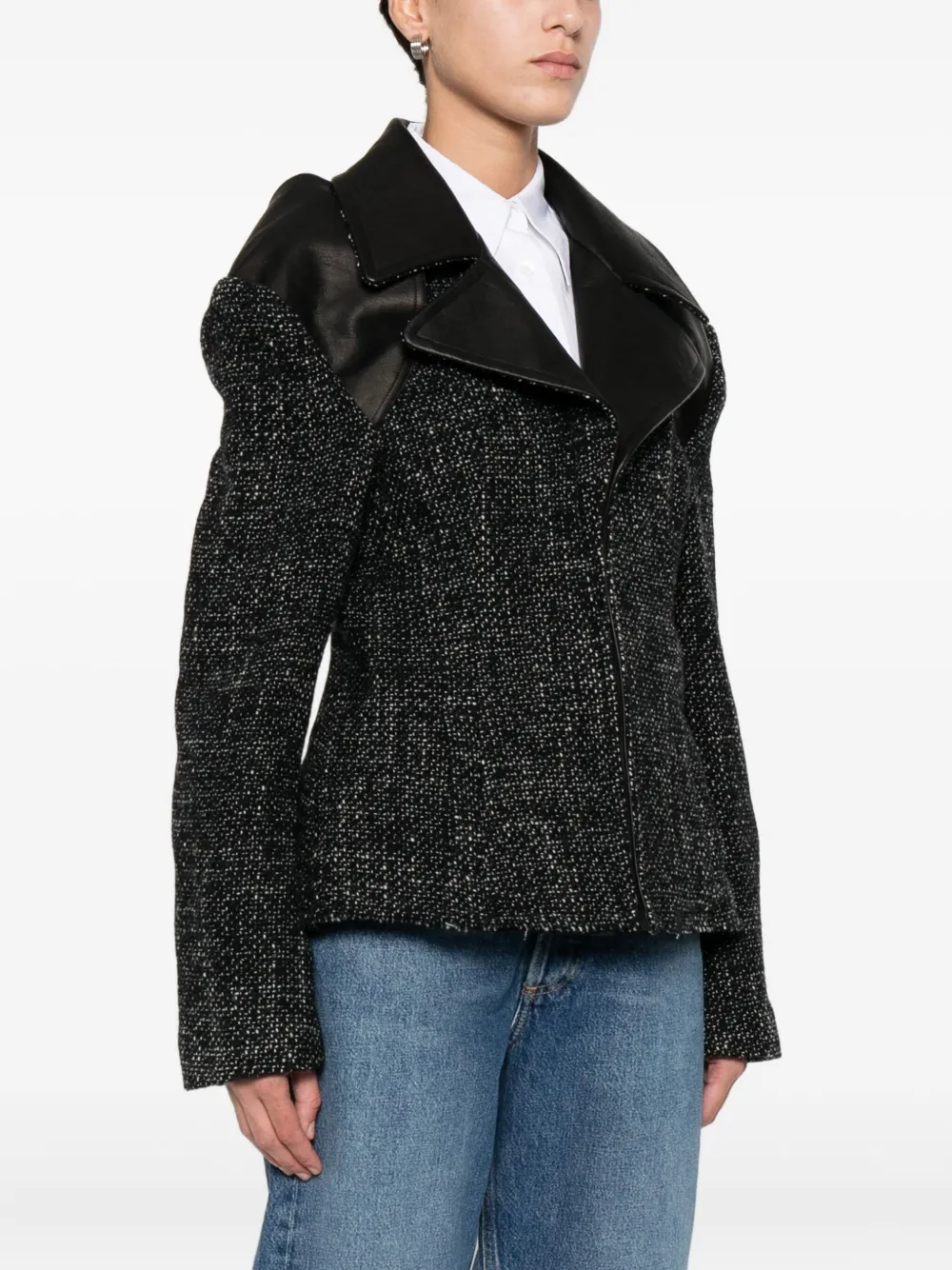 Yohji Yamamoto Panelled Jacket In Black
