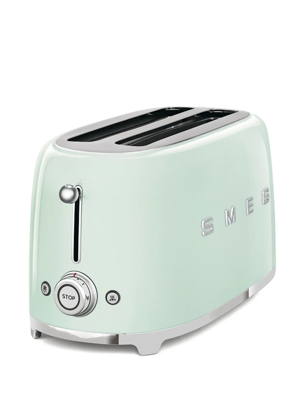 Smeg chrome-tone hardware Plissé two-toaster | Elettrodomestici da cucina | Image 2