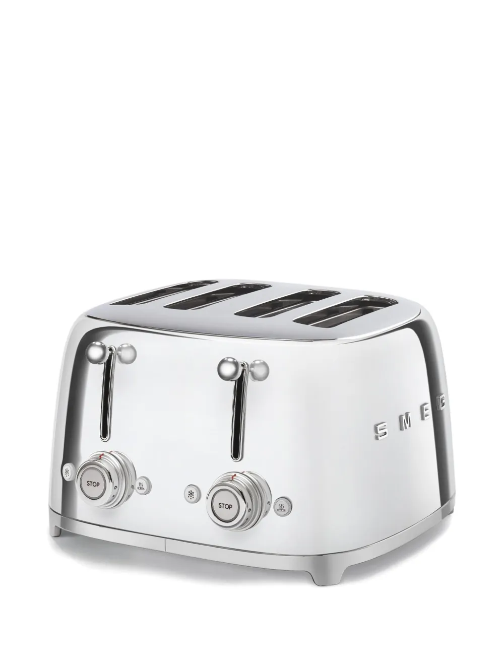 Smeg tostadora Stop Button Plissé | plateado | Image 1
