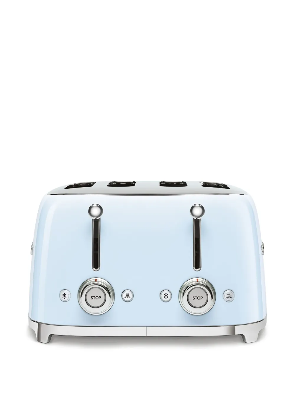 Smeg stop button Plissé four-toaster | azul | Image 1