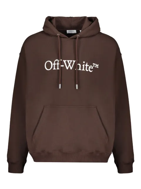 Off-White logo-print hoodie