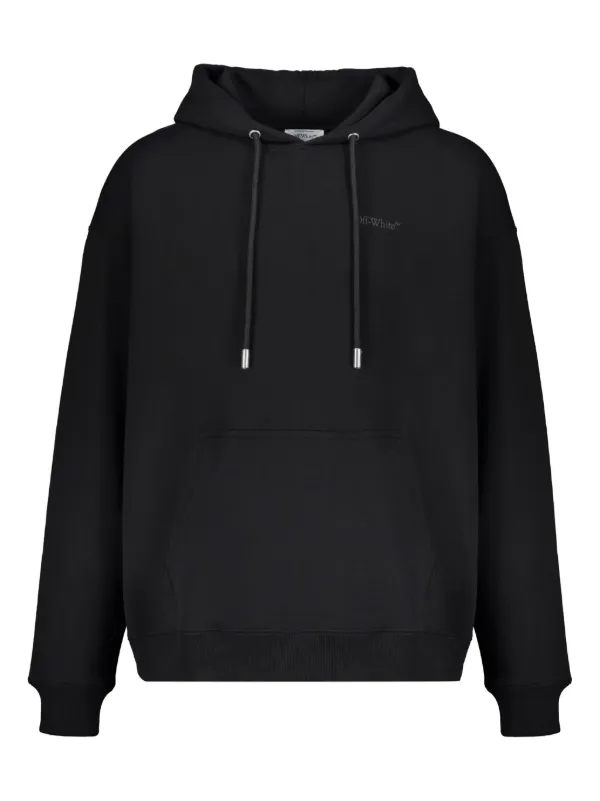 Off-White ロゴ パーカー | ブラック | FARFETCH JP