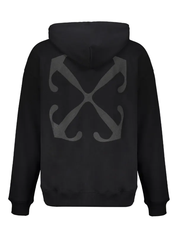 Off-White ロゴ パーカー | ブラック | FARFETCH JP