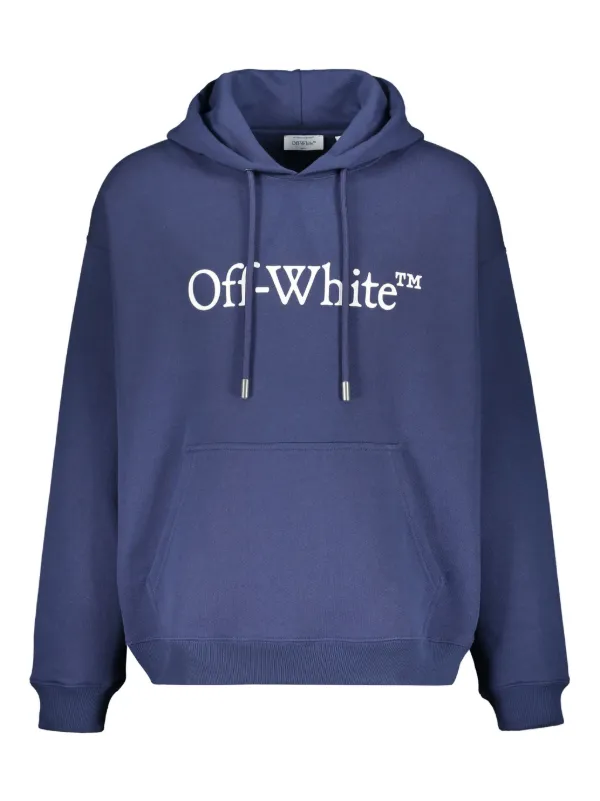 Off-White ロゴ パーカー | ブルー | FARFETCH JP