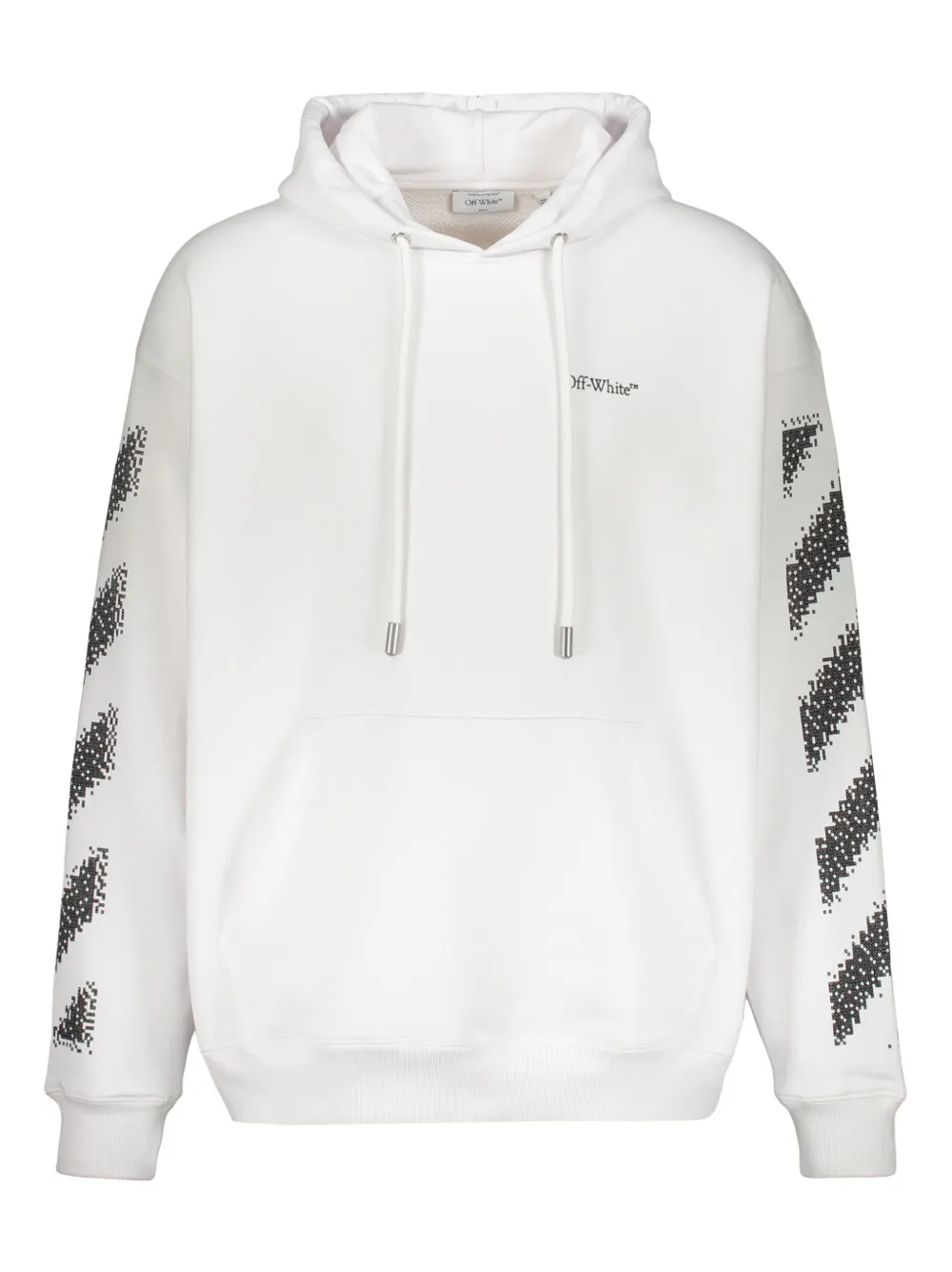Off-White logo-print hoodie - ホワイト