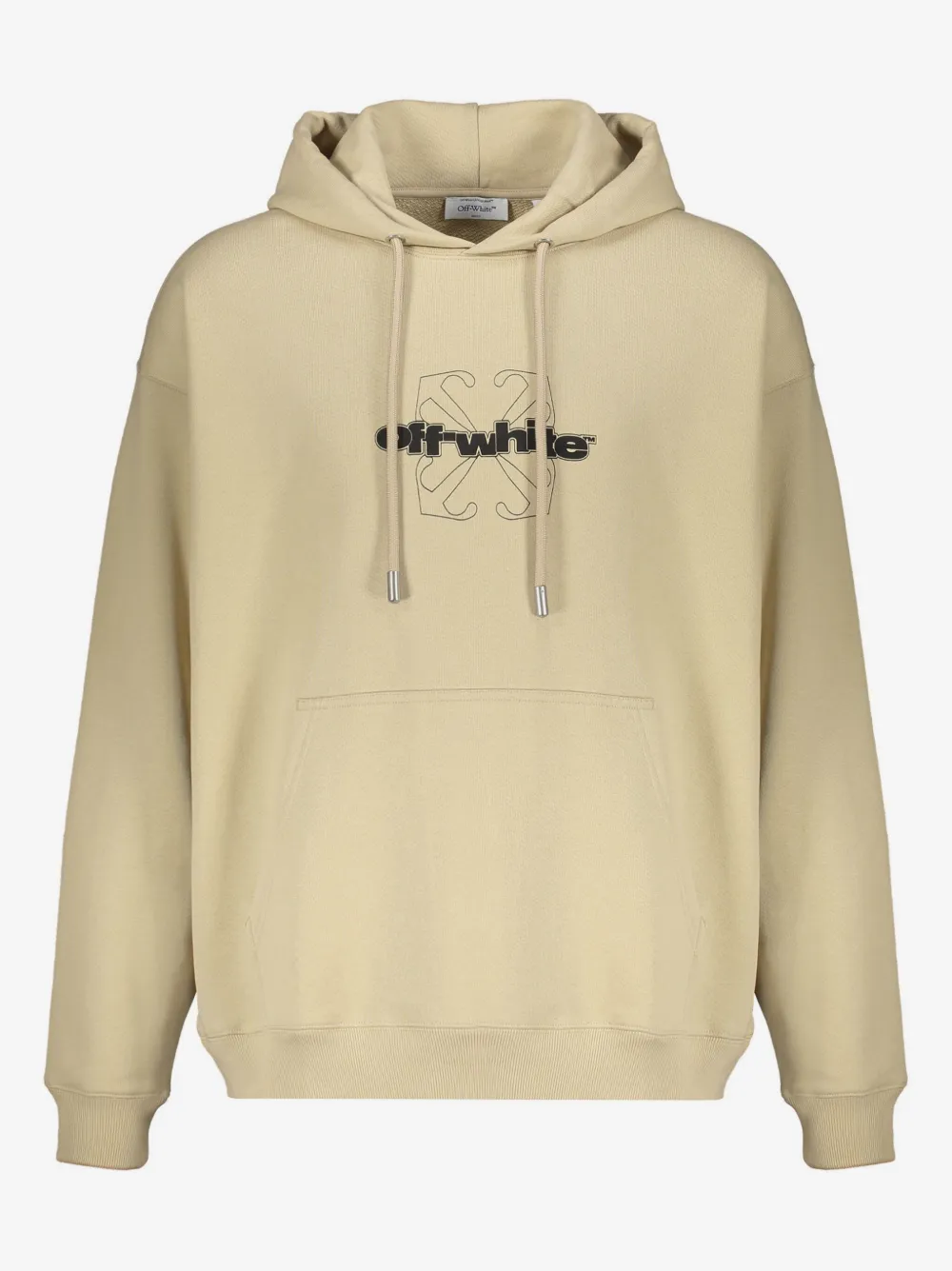 Off-White hoodie à poche devant | tons neutres | Image 1