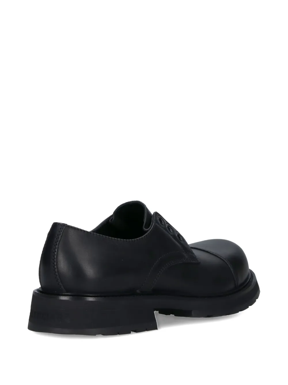 Balenciaga Truck Derby Shoes In Animal Print