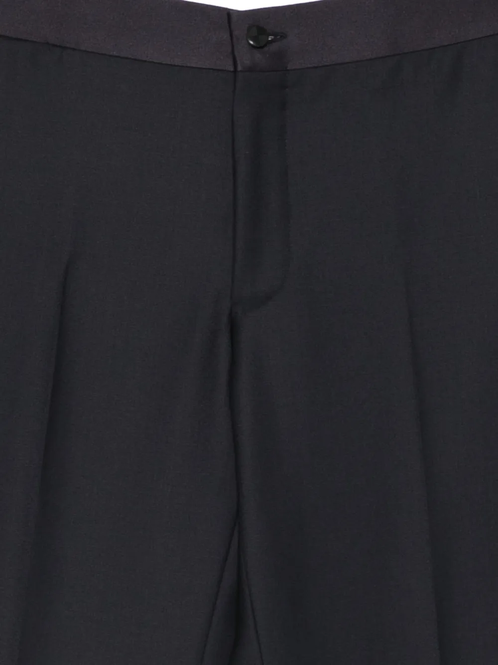 Canali Side-stripe Trousers In Black