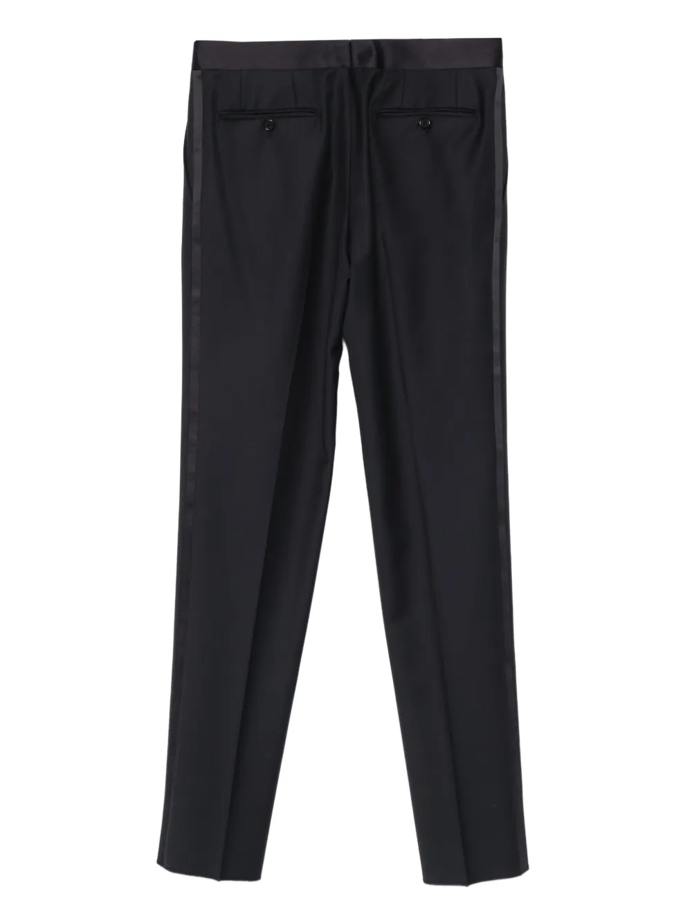 Canali side-stripe trousers - Blauw