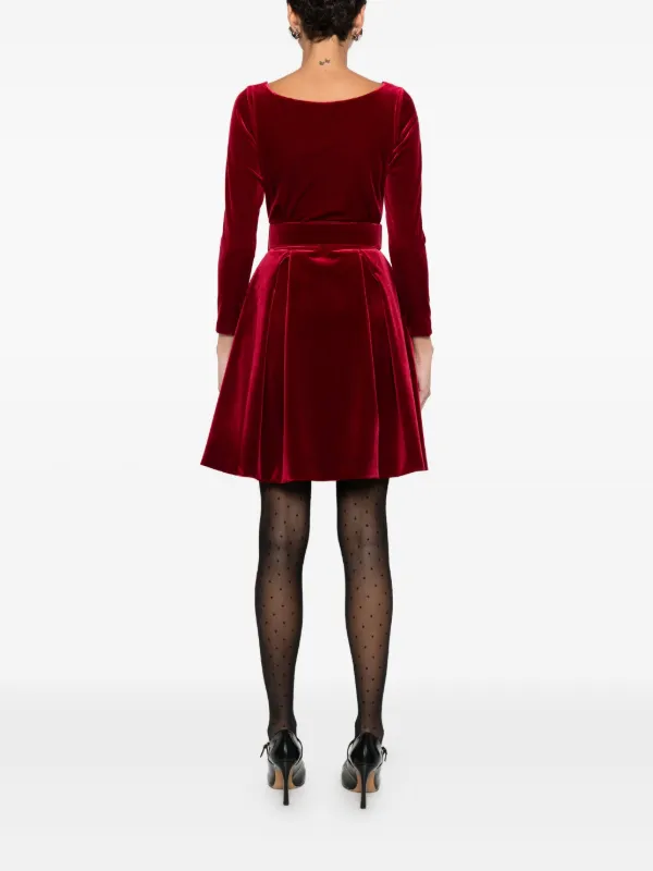 chiara boni red dress Chiara Boni La Petite Robe Taro Gown