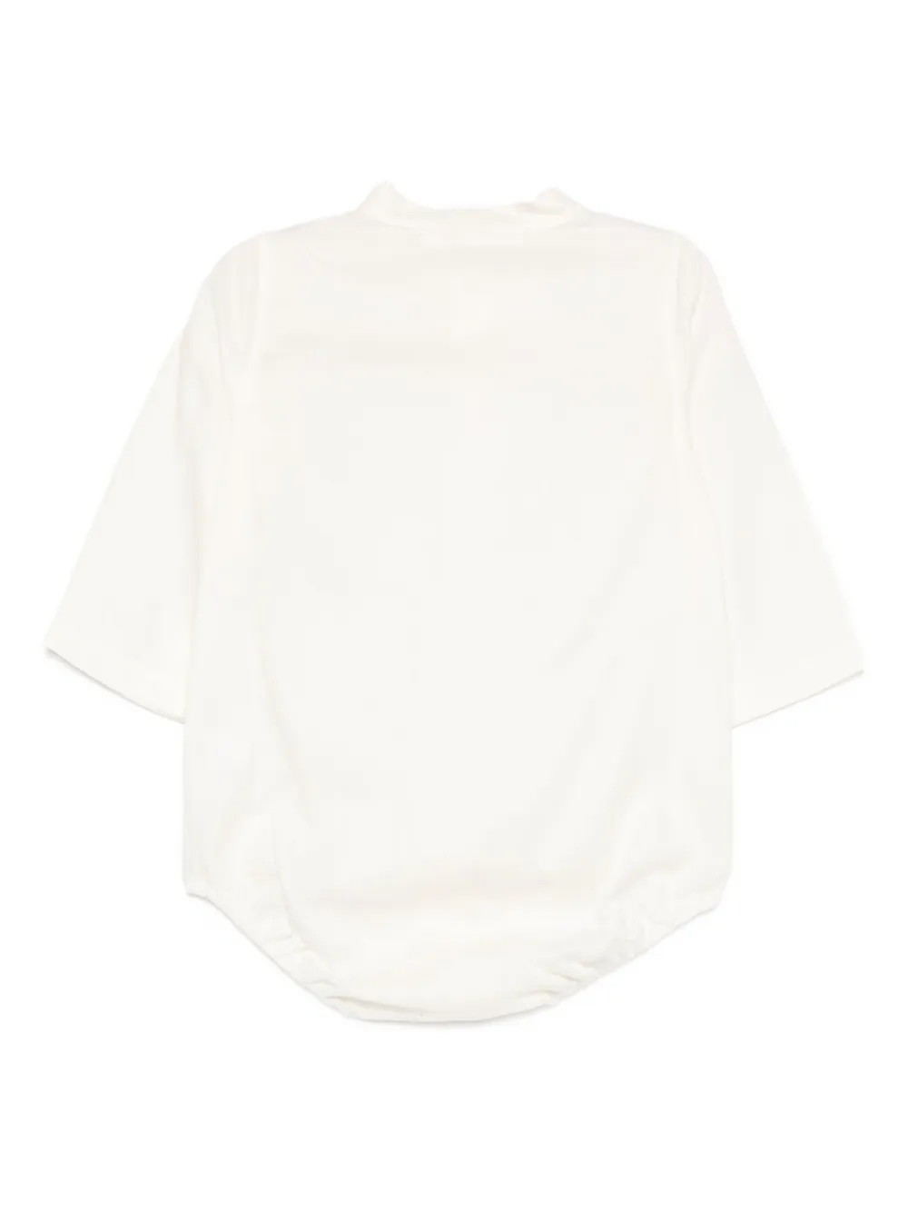 Zhoe & Tobiah button-fastening babygrow - Wit