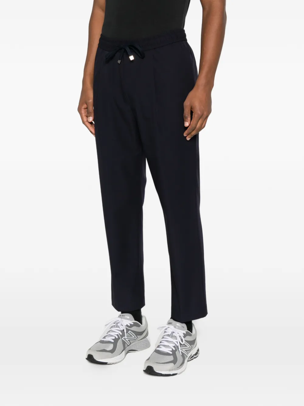 Jacob Cohen Drawstring Trousers In Black