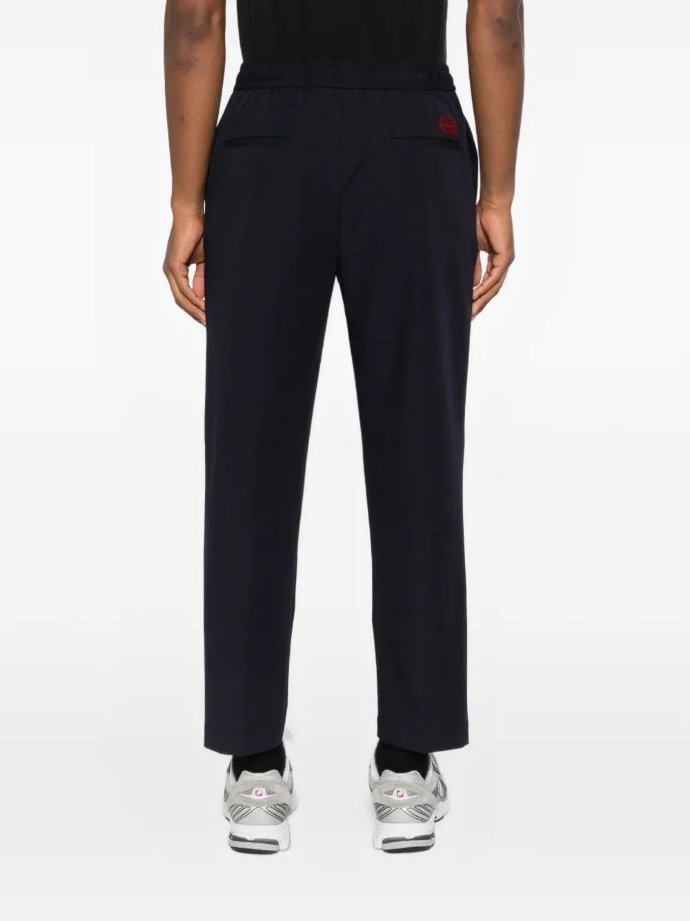 Jacob Cohen Drawstring Trousers In Black