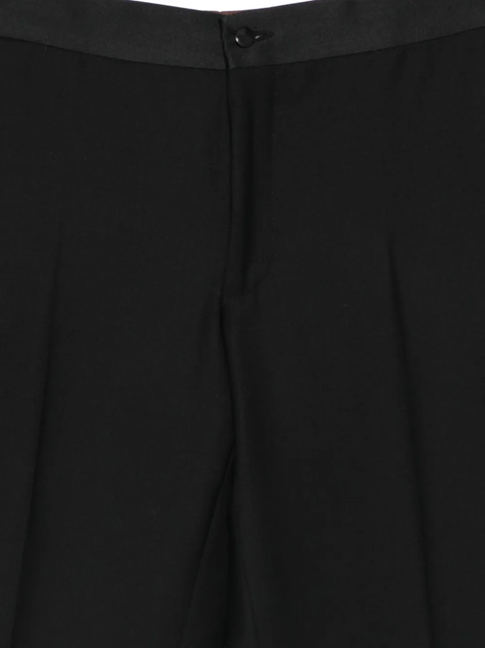 Canali Trim-detail Trousers In Black
